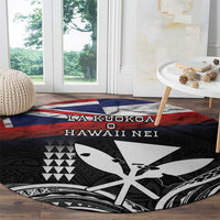 Hawaii Independence Day Round Carpet La Kuokoa - Happy 28th November LT14 - Polynesian Pride