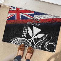 Hawaii Independence Day Rubber Doormat La Kuokoa - Happy 28th November