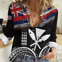Hawaii Independence Day Women Casual Shirt La Kuokoa - Happy 28th November