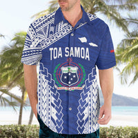 Toa Samoa Rugby Custom Hawaiian Shirt Go Champions Pacific Samoan Pattern - Polynesian Pride