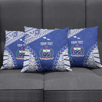 Toa Samoa Rugby Custom Pillow Cover Go Champions Pacific Samoan Pattern - Polynesian Pride
