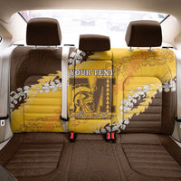 Personalized Mililani Hawaii High School Back Car Seat Cover Puakenikeni Lei Hawaiian Pattern - Polynesian Pride