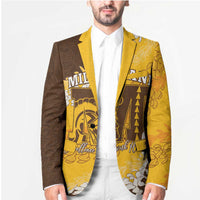 Personalized Mililani Hawaii High School Blazer Puakenikeni Lei Hawaiian Pattern - Polynesian Pride