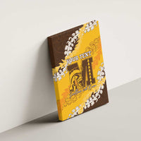 Personalized Mililani Hawaii High School Canvas Wall Art Puakenikeni Lei Hawaiian Pattern - Polynesian Pride