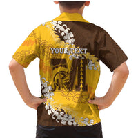Personalized Mililani Hawaii High School Family Matching Mermaid Dress and Hawaiian Shirt Puakenikeni Lei Hawaiian Pattern LT14 - Polynesian Pride