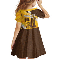 Personalized Mililani Hawaii High School Family Matching Short Sleeve Bodycon Dress and Hawaiian Shirt Puakenikeni Lei Hawaiian Pattern LT14 - Polynesian Pride