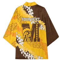 Personalized Mililani Hawaii High School Kimono Puakenikeni Lei Hawaiian Pattern - Polynesian Pride