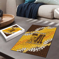 Personalized Mililani Hawaii High School Puzzle Puakenikeni Lei Hawaiian Pattern - Polynesian Pride