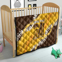 Personalized Mililani Hawaii High School Quilt Puakenikeni Lei Hawaiian Pattern - Polynesian Pride