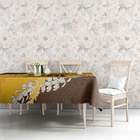 Personalized Mililani Hawaii High School Tablecloth Puakenikeni Lei Hawaiian Pattern - Polynesian Pride