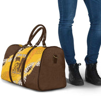 Personalized Mililani Hawaii High School Travel Bag Puakenikeni Lei Hawaiian Pattern - Polynesian Pride