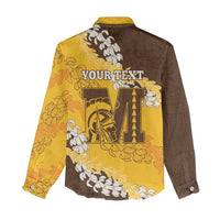 Personalized Mililani Hawaii High School Women Casual Shirt Puakenikeni Lei Hawaiian Pattern - Polynesian Pride