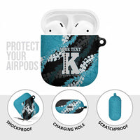 Personalized Kapolei Hawaii High School AirPods Case Puakenikeni Lei Hawaiian Pattern - Polynesian Pride