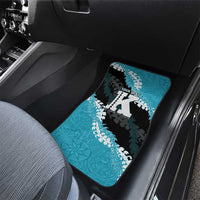 Personalized Kapolei Hawaii High School Car Mats Puakenikeni Lei Hawaiian Pattern - Polynesian Pride