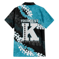 Personalized Kapolei Hawaii High School Family Matching Off The Shoulder Long Sleeve Dress and Hawaiian Shirt Puakenikeni Lei Hawaiian Pattern LT14 - Polynesian Pride