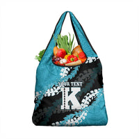 Personalized Kapolei Hawaii High School Grocery Bag Puakenikeni Lei Hawaiian Pattern - Polynesian Pride