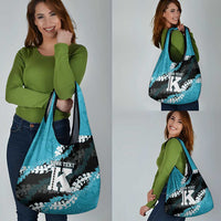 Personalized Kapolei Hawaii High School Grocery Bag Puakenikeni Lei Hawaiian Pattern - Polynesian Pride