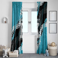 Personalized Kapolei Hawaii High School Window Curtain Puakenikeni Lei Hawaiian Pattern - Polynesian Pride