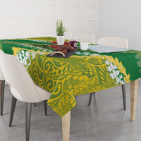 Personalized Leilehua Hawaii High School Tablecloth Puakenikeni Lei Hawaiian Pattern LT14 - Polynesian Pride