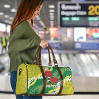 Personalized Leilehua Hawaii High School Travel Bag Puakenikeni Lei Hawaiian Pattern - Polynesian Pride