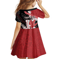 Personalized Kalani Hawaii High School Family Matching Off The Shoulder Long Sleeve Dress and Hawaiian Shirt Puakenikeni Lei Hawaiian Pattern - Polynesian Pride