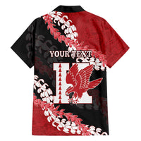 Personalized Kalani Hawaii High School Family Matching Off The Shoulder Long Sleeve Dress and Hawaiian Shirt Puakenikeni Lei Hawaiian Pattern LT14 - Polynesian Pride