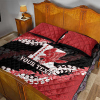 Personalized Kalani Hawaii High School Quilt Bed Set Puakenikeni Lei Hawaiian Pattern - Polynesian Pride