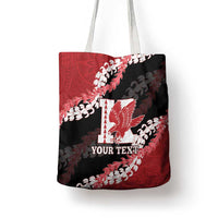 Personalized Kalani Hawaii High School Tote Bag Puakenikeni Lei Hawaiian Pattern - Polynesian Pride