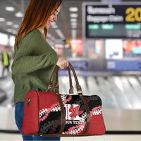 Personalized Kalani Hawaii High School Travel Bag Puakenikeni Lei Hawaiian Pattern - Polynesian Pride