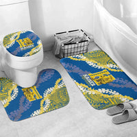 Kaiser Hawaii High School Bathroom Set Puakenikeni Lei Hawaiian Pattern - Polynesian Pride