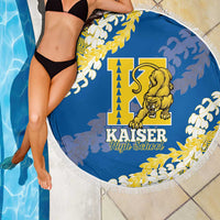 Kaiser Hawaii High School Beach Blanket Puakenikeni Lei Hawaiian Pattern - Polynesian Pride