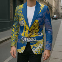 Personalized Kaiser Hawaii High School Blazer Puakenikeni Lei Hawaiian Pattern - Polynesian Pride