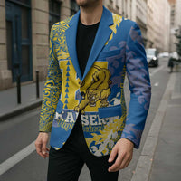 Personalized Kaiser Hawaii High School Blazer Puakenikeni Lei Hawaiian Pattern - Polynesian Pride