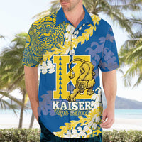 Personalized Kaiser Hawaii High School Hawaiian Shirt Puakenikeni Lei Hawaiian Pattern LT14 - Polynesian Pride