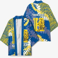 Personalized Kaiser Hawaii High School Kimono Puakenikeni Lei Hawaiian Pattern - Polynesian Pride