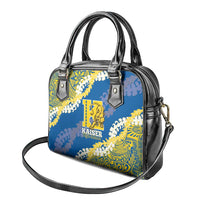 Kaiser Hawaii High School Shoulder Handbag Puakenikeni Lei Hawaiian Pattern - Polynesian Pride