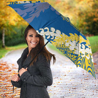 Kaiser Hawaii High School Umbrella Puakenikeni Lei Hawaiian Pattern - Polynesian Pride