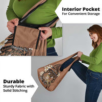 Personalised Tonga Emancipation Day Grocery Bag Tongan Ngatu Pattern - Brown Version