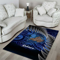 New Zealand Stewart Island Area Rug Rakiura Kiwi Maori Glowing Sky