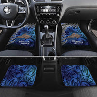 New Zealand Stewart Island Car Mats Rakiura Kiwi Maori Glowing Sky