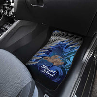 New Zealand Stewart Island Car Mats Rakiura Kiwi Maori Glowing Sky