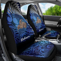 New Zealand Stewart Island Car Seat Cover Rakiura Kiwi Maori Glowing Sky