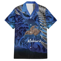 New Zealand Stewart Island Family Matching Long Sleeve Bodycon Dress and Hawaiian Shirt Rakiura Kiwi Maori Glowing Sky