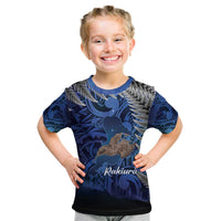 New Zealand Stewart Island Kid T Shirt Rakiura Kiwi Maori Glowing Sky