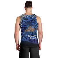 New Zealand Stewart Island Men Tank Top Rakiura Kiwi Maori Glowing Sky