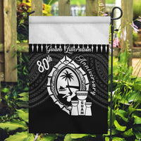 Guam Liberation Day Garden Flag Biba Guahan Chamorro 80th Anniversary - Black