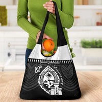 Guam Liberation Day Grocery Bag Biba Guahan Chamorro 80th Anniversary - Black