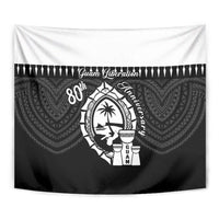Guam Liberation Day Tapestry Biba Guahan Chamorro 80th Anniversary - Black