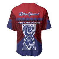 Guam Liberation Day Baseball Jersey Biba Guahan Chamorro 80th Anniversary - Blue LT14 - Polynesian Pride