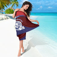 Guam Liberation Day Sarong Biba Guahan Chamorro 80th Anniversary - Blue LT14 - Polynesian Pride